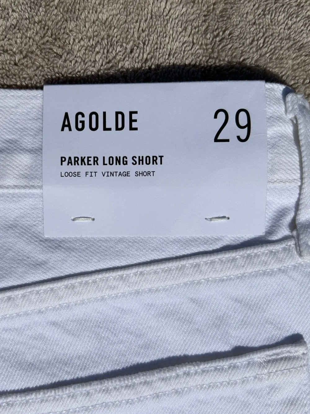 NWT🌷(29) Agolde Parker Denim Long Shorts